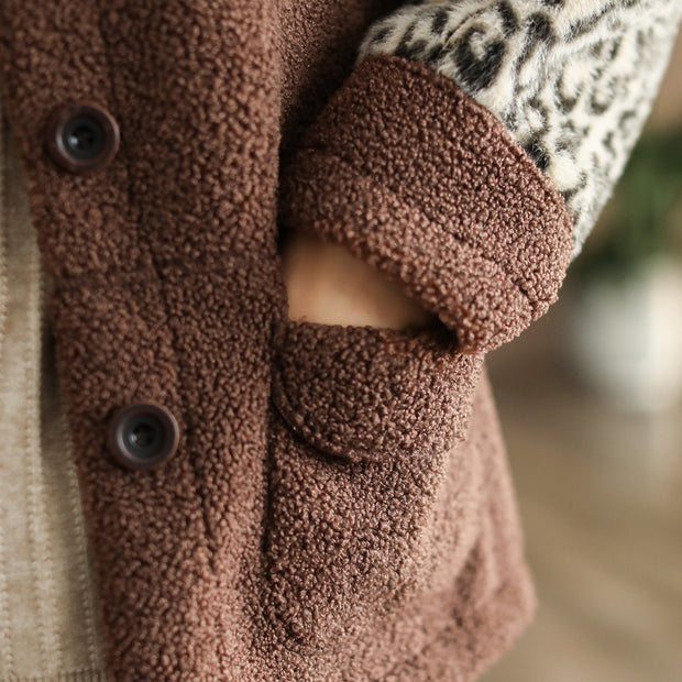 Women's Winter Loose Lamb Fleece Jacket