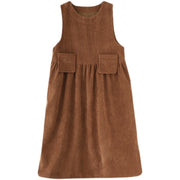 Autumn Vintage Corduroy Sleeveless Dress