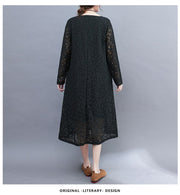 Spring Round Leader Lace Dress