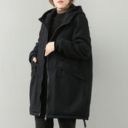 Winter Hooded Warm Mid-length Coat